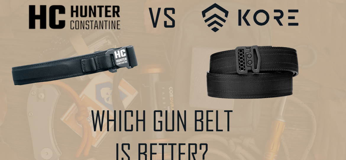 Which gun belt is better? Kore Essentials or Hunter Constantine?