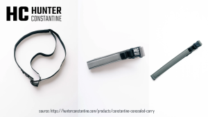 Hunter Constantine gun belts on a white background